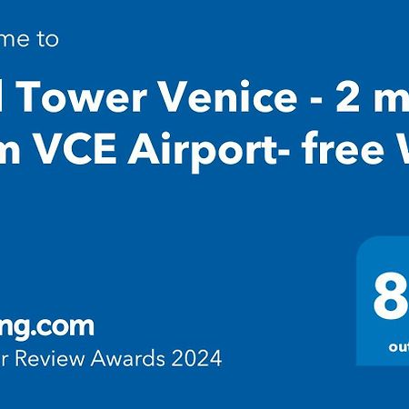 Red Tower Venice Apartment - 2 Mins From Vce Airport- Free Wifi Tessera Dış mekan fotoğraf