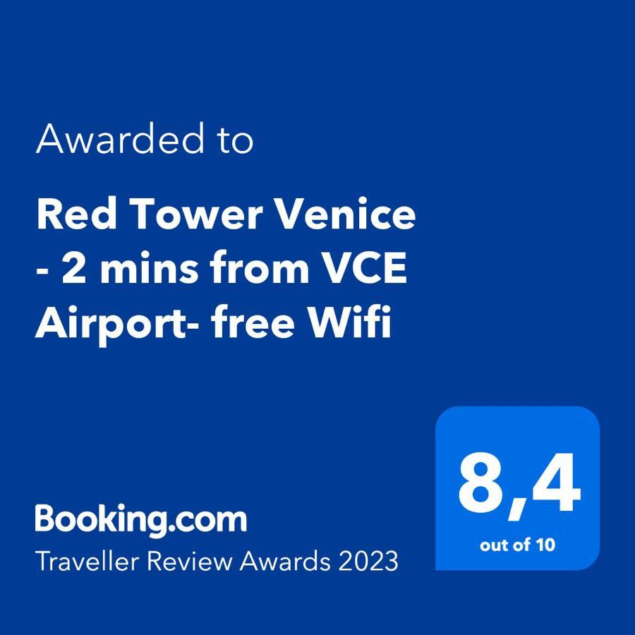 Red Tower Venice Apartment - 2 Mins From Vce Airport- Free Wifi Tessera Dış mekan fotoğraf
